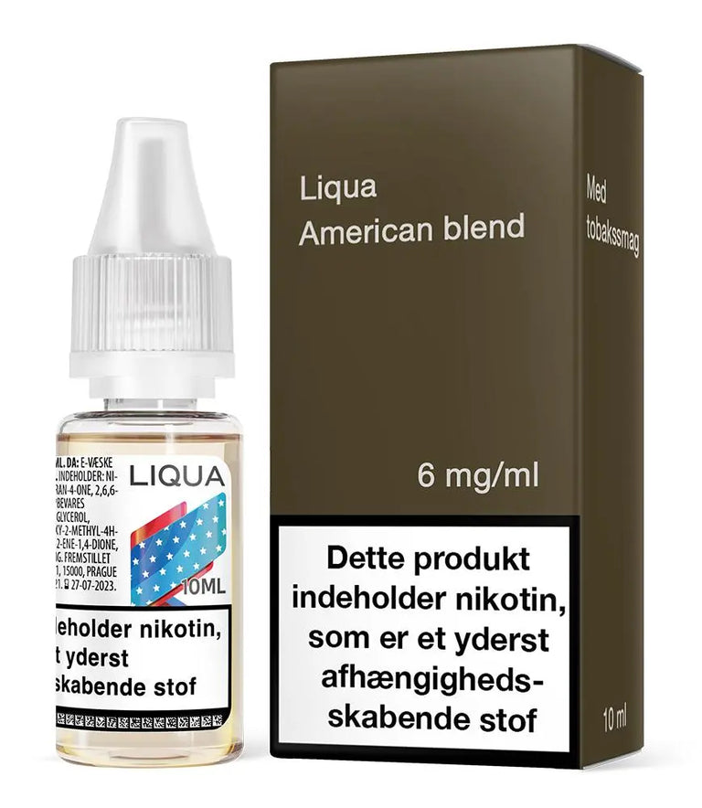 10ml Liqua American Blend 6mg/ml